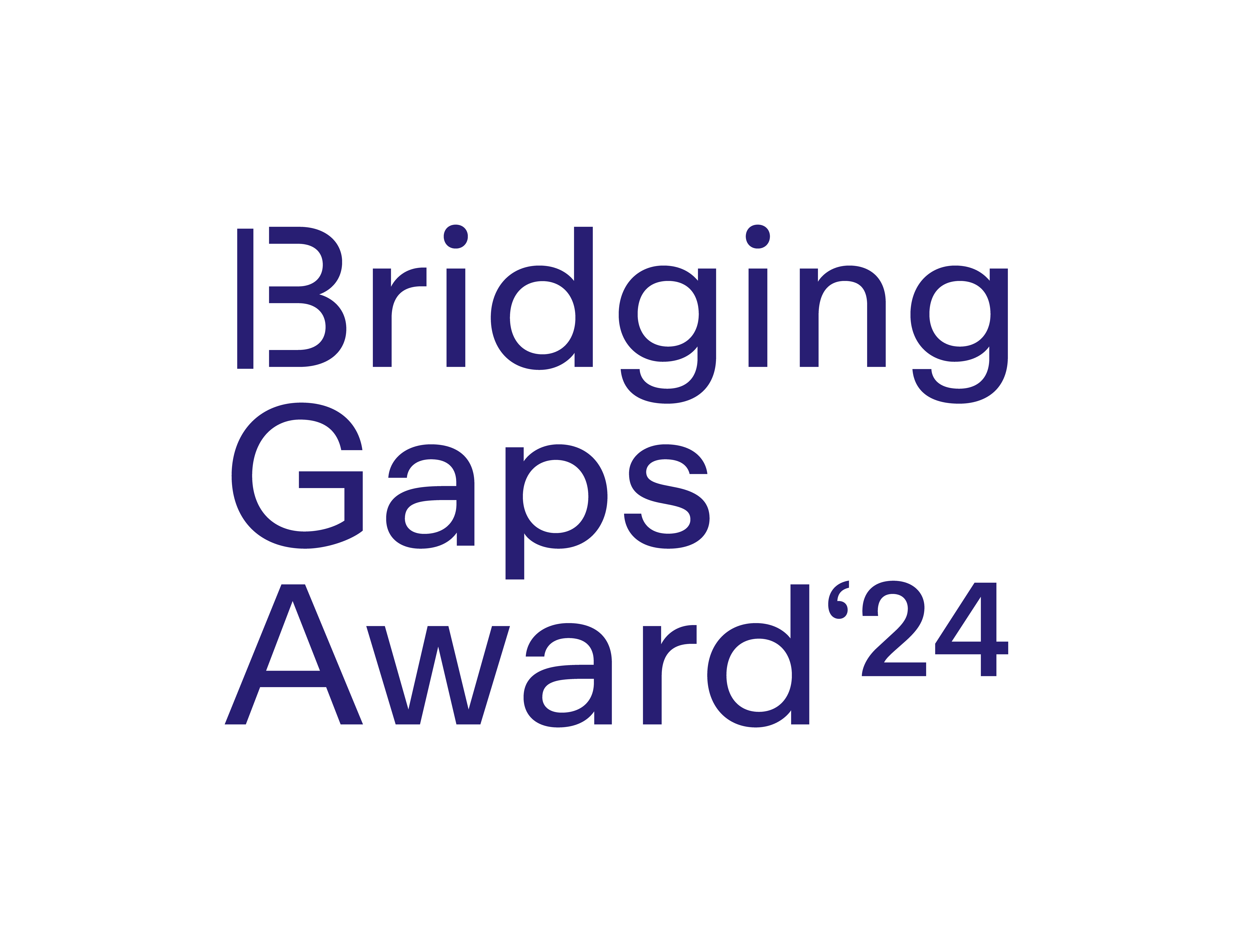 Logo fo the Bridging Gaps Award 2024