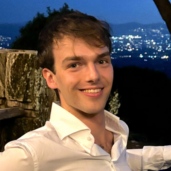 Portrait picture of Erikas Marcinkevičius.