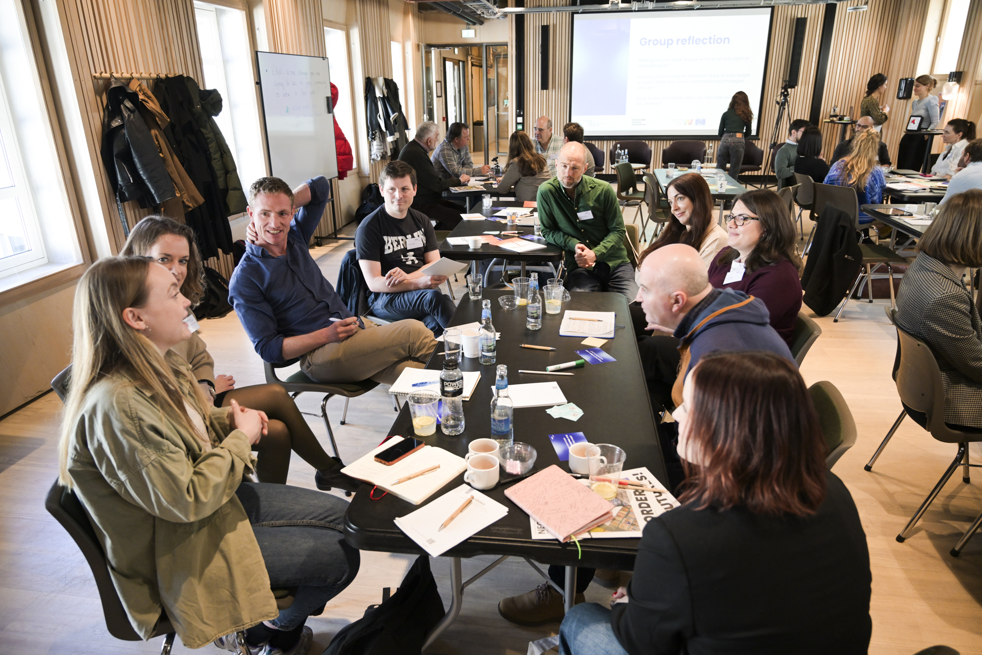 © Werner Anderson People engaging in a discussion during the NECE prep lab in Oslo.