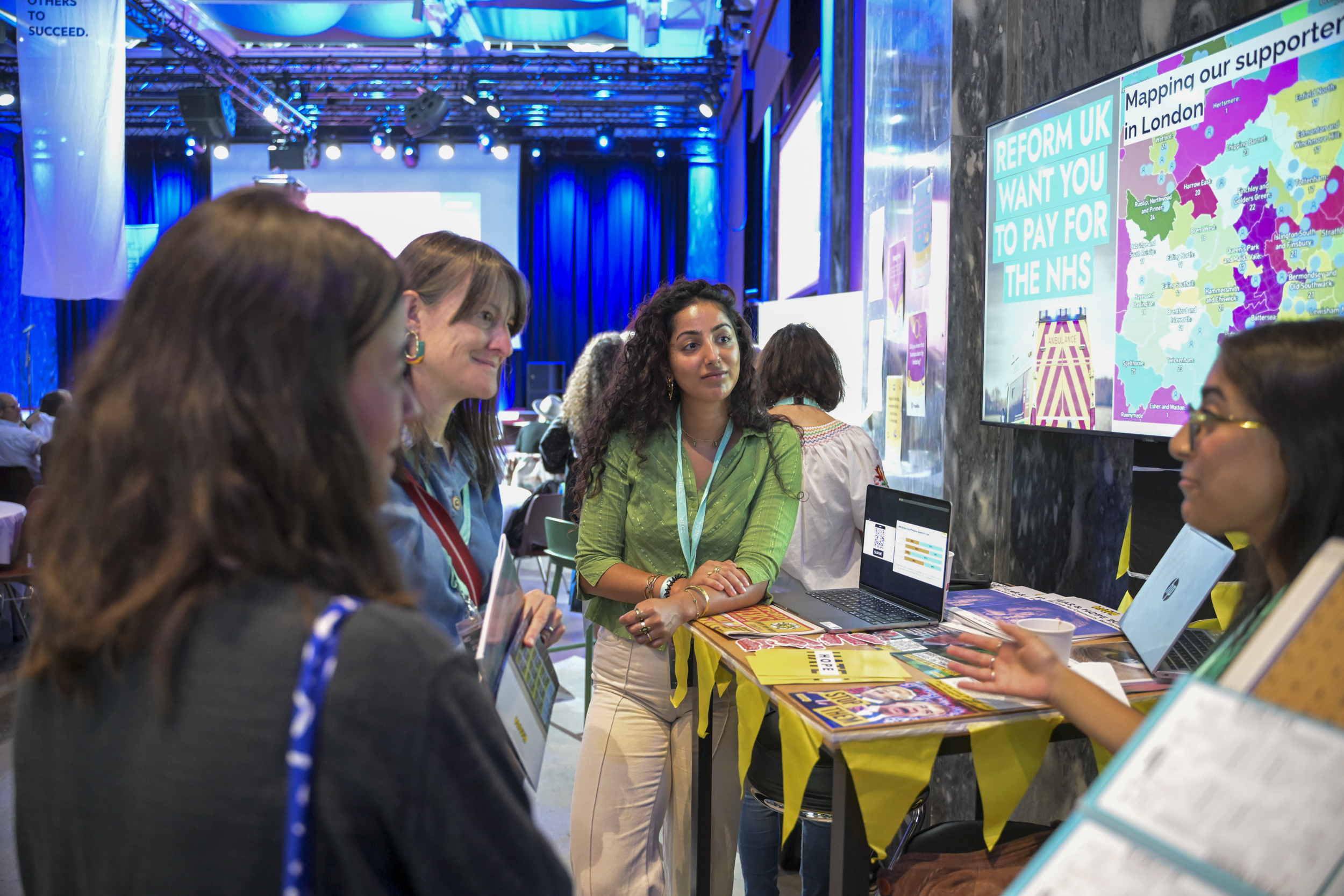 © THE CIVICS Innovation Hub / Werner Anderson Participants in the NECE Festival engaging in a conversation